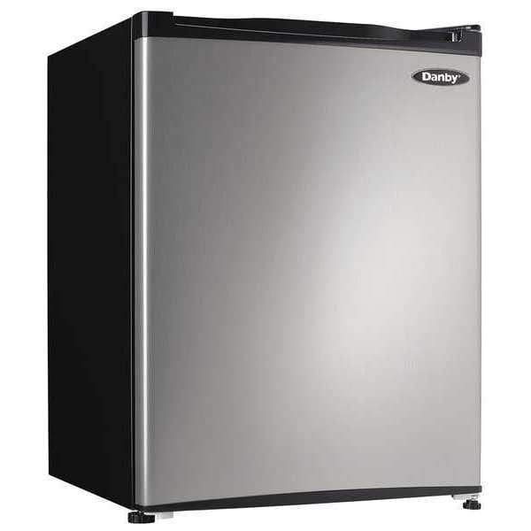 Danby Compact Refrigerator, 2.3 cu ft 175/8"D (DAR022A1SLDB) Zoro