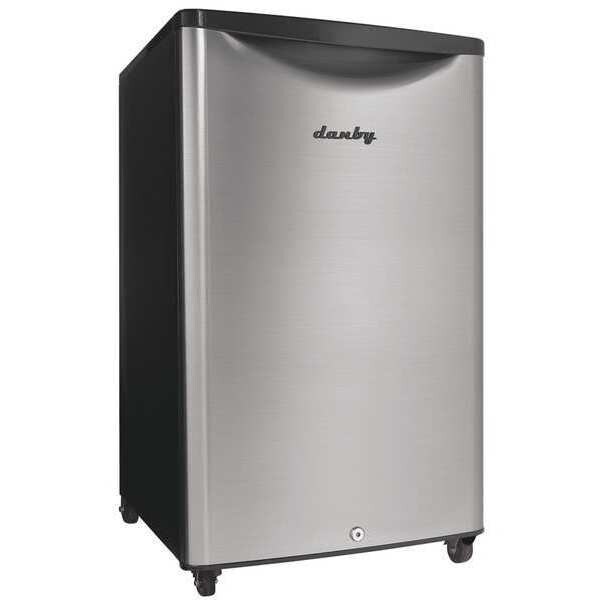 Danby Compact Refrigerator, 4.4 cu. ft. DAR044A6BSLDBO Zoro