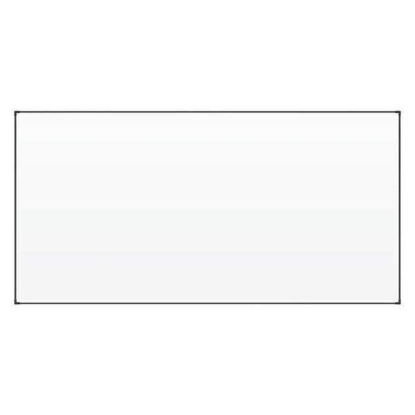 BestRite 60"x96" Porcelain Whiteboard, Black Frame 2028J Zoro