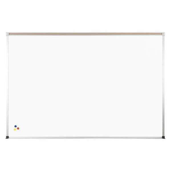 BestRite 36"x48" Melamine Whiteboard, Silver Frame, Gloss 2H1AC Zoro