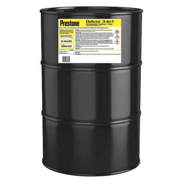 Prestone 55 gal Windshield Washer/DeBug/DeIcer/Water Repellent Drum
