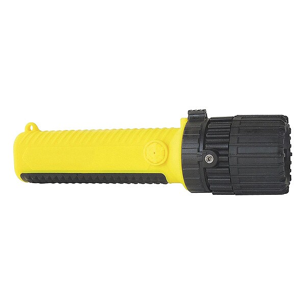 Lumapro Yellow No Led Industrial Handheld Flashlight, 157 lm 49XX79 Zoro
