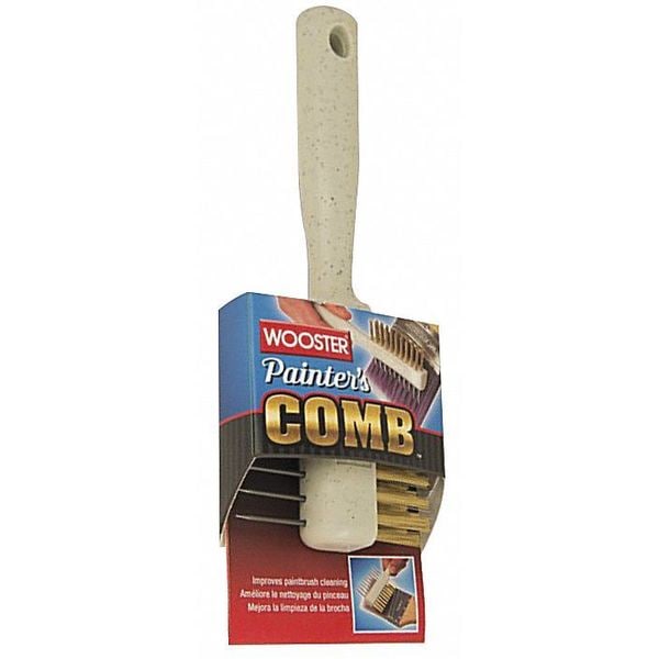 Wooster Paint Brush Comb, 8 in. L, Tan 1832 Zoro