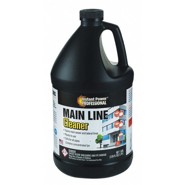 Instant Power Professional Main Line Cleaner, 1 gal., Odorless, PK4