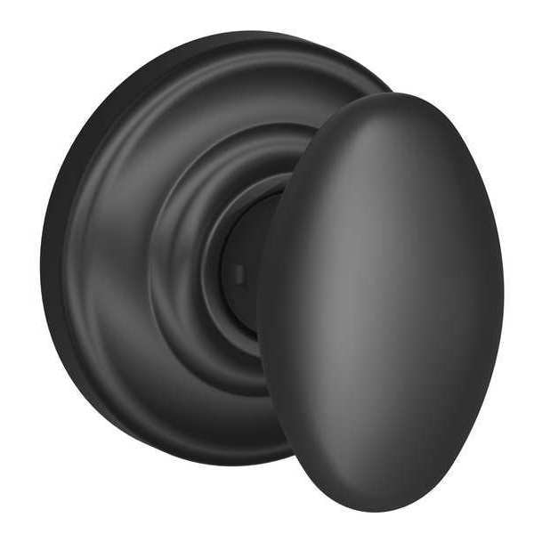 Schlage Matte Black Passage Knob Lockset, Siena/Andover F10 SIE 622 AND