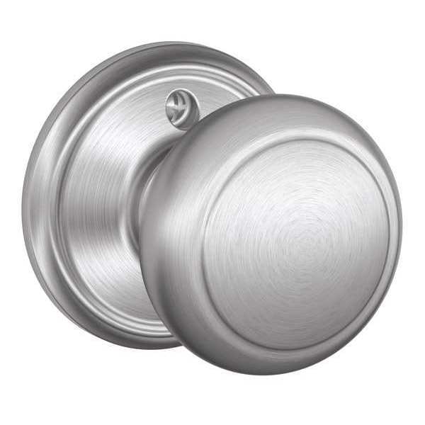 Schlage Satin Chrome Dummy Knob Lockset, Andover F170 AND 626 Zoro