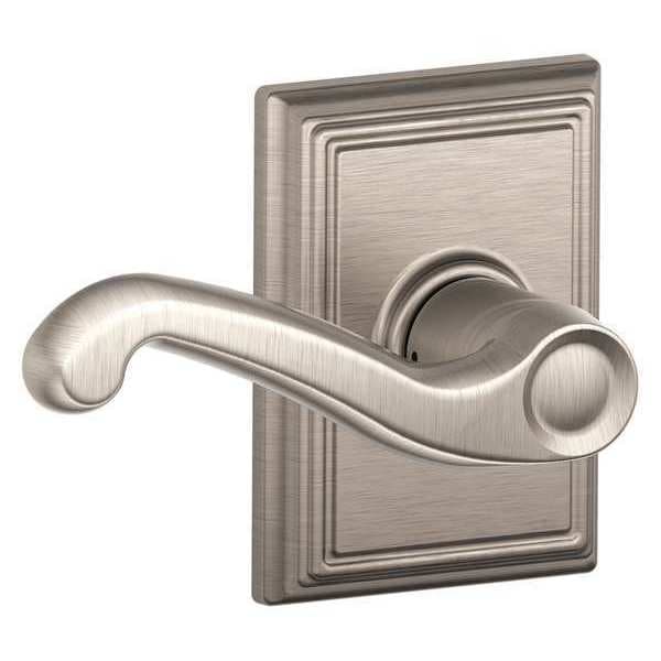 Schlage Satin Nickel Passage Lever Lockset, Flair/Addison F10 FLA 619