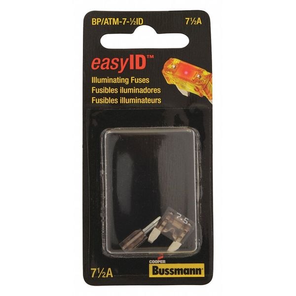 Eaton Bussmann Fuse, ATM-ID Series, 32VDC BP/ATM-7-1/2ID