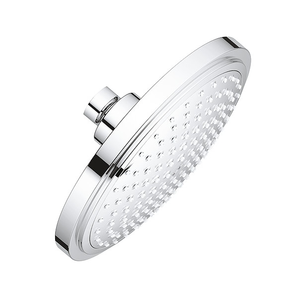 Grohe Shower Head, Chrome, Wall 27492000 Zoro