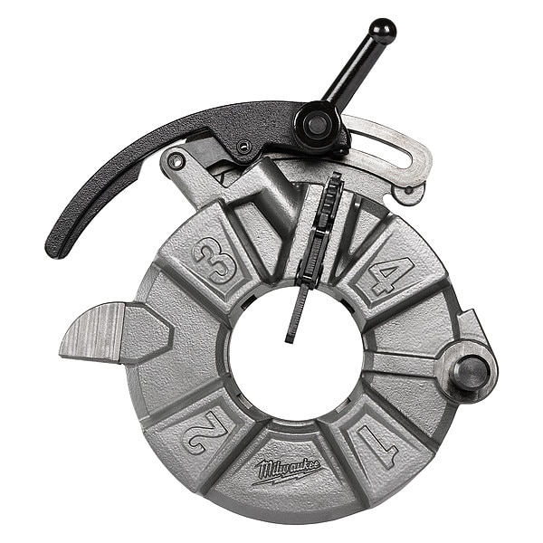 Milwaukee Tool Pipe Threading Die Head, BSPT Thread, RH 49165103 Zoro
