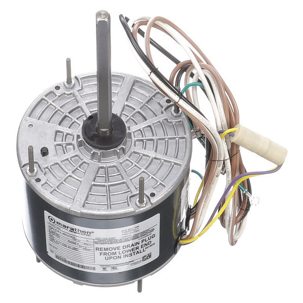 Marathon Motors Condenser Fan Motor, 1/4 HP, 48Y Frame 048A17T87 Zoro