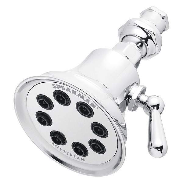 Speakman Shower Head, Polished Chrome, Wall S3015E175 Zoro
