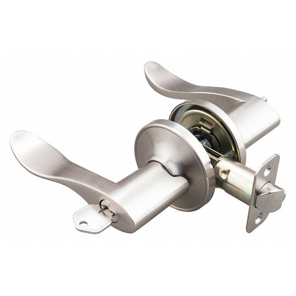 Ez-Flo Eastman Door Lever Lockset, Mechanical, Entrance