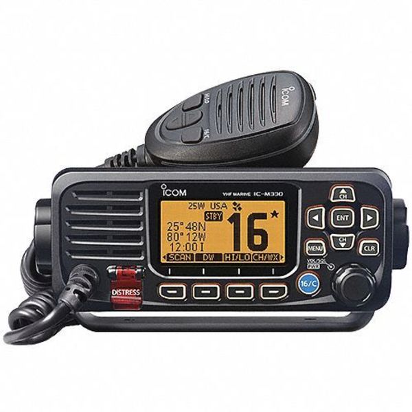 Icom Mobile Two Way Radio, VHF Band, Black M330G BLACK