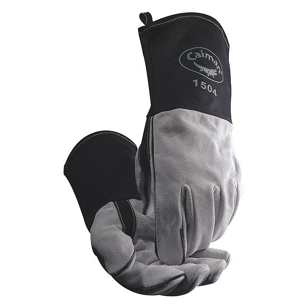 Caiman MIG/Stick Welding Gloves, Cowhide Palm, L, PR 15041 Zoro