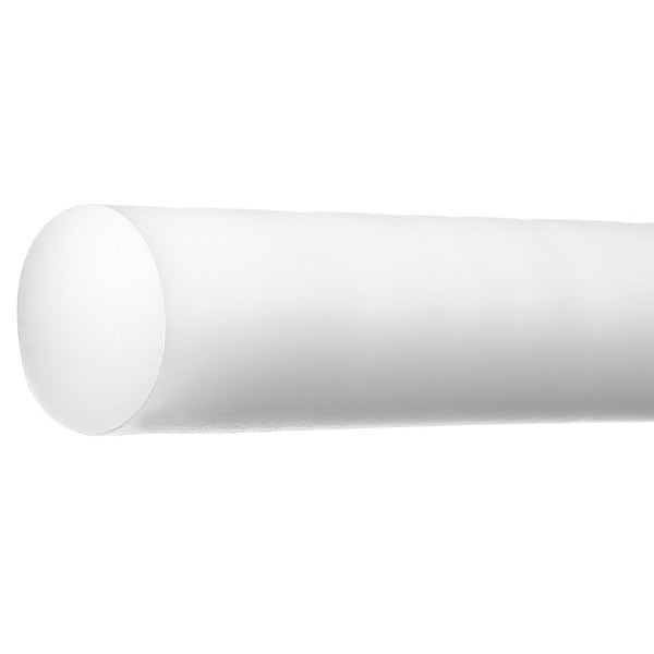 White Acetal Plastic Rod 1/2 Diameter x 1 ft Long White Acetal Plastic Rod 1/2 Diameter x 1 ft Long