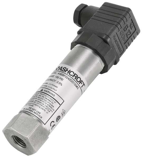 Ashcroft Intrinsically Safe Transducer, 0to1000psi A4BCF0242D01000#