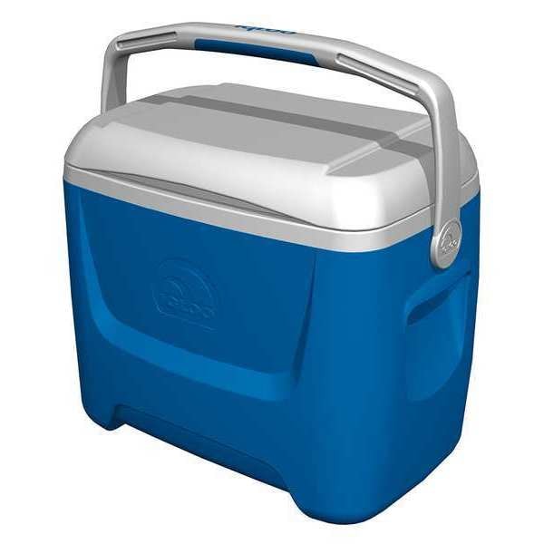 Igloo Chest Cooler, 28.0 qt. Cap., 18" L, Body Color Blue 00050049 Zoro