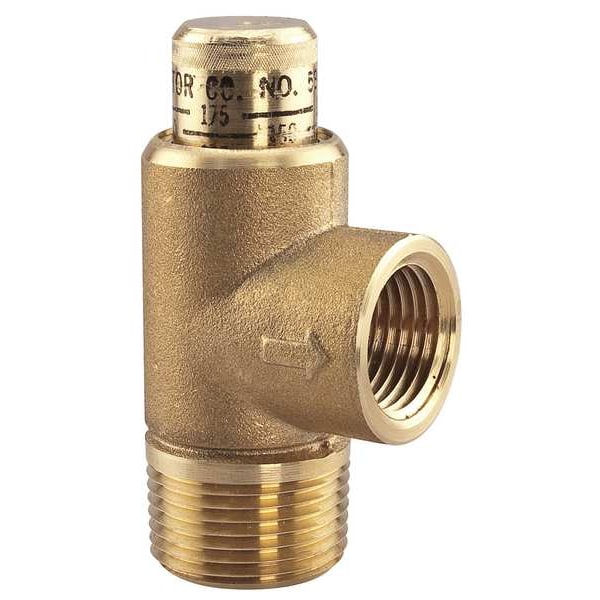 Watts 0915527 48.78 Adjustable Relief Valve, 1/2 In, 175 psi