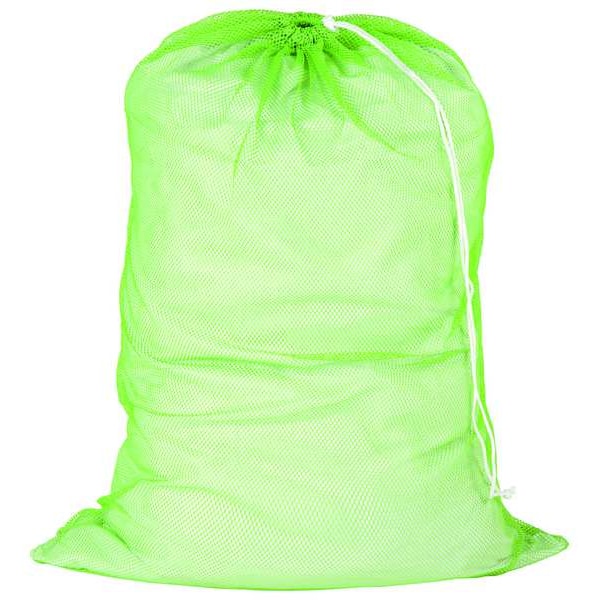 Honey-Can-Do Drawstring Mesh Mesh Laundry Bag Green LBG-01163 | Zoro