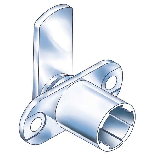 Compx Timberline Interchangeable Core Keyed Cam Lock, Master Keyed, SFIC Key, For Material Thickness 3/4 in C168CB