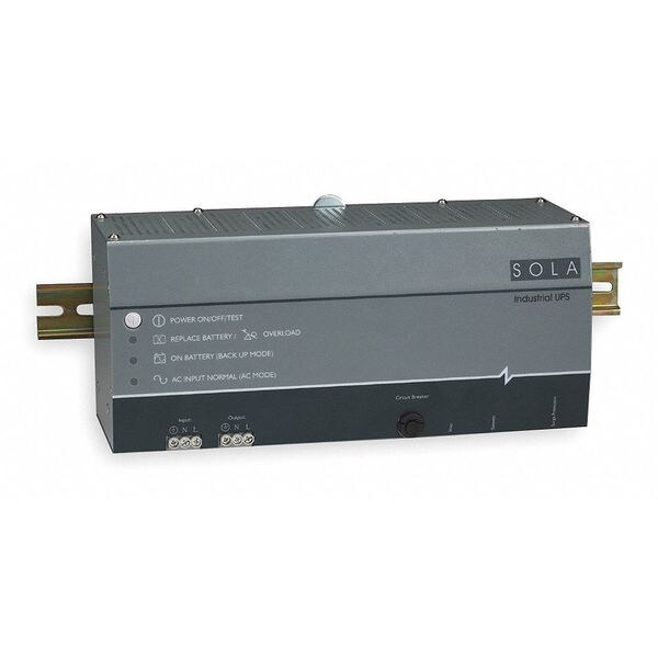 Solahd UPS System, 850VA, 0 Outlets, Din Rail, Out 120VAC , In120VAC SDU850 Zoro
