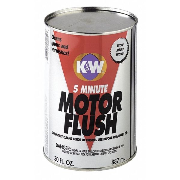 K&W Motor Flush Engine Cleaner, 32 oz., Can 402232 Zoro