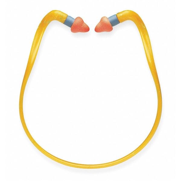 Honeywell Howard Leight QB2HYG 3.43 Reusable Banded Ear Plugs, Bell Shape, 25 dB, 1 Pairs