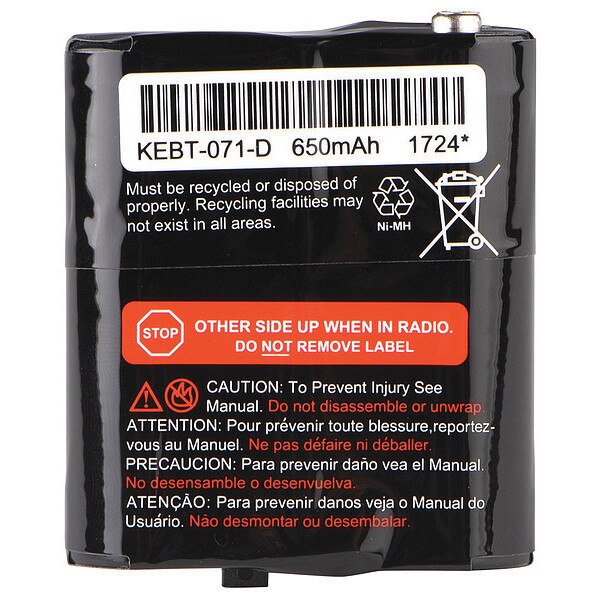 Motorola Battery Pack, NiMH, 3.6V, For Motorola 53615