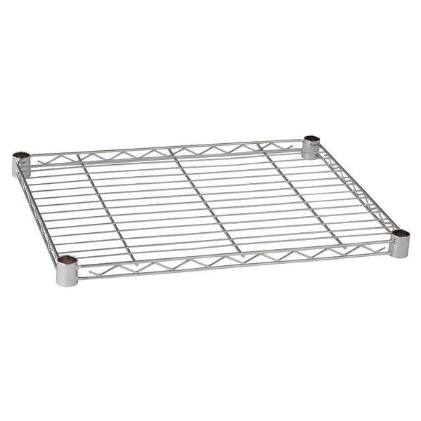 Zoro Select Wire Shelf, 24"D x 72"W, Chrome 5GTA3