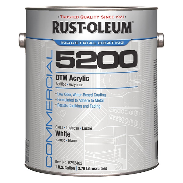 RustOleum 5292402 39.28 1 gal. White High Gloss Latex Interior