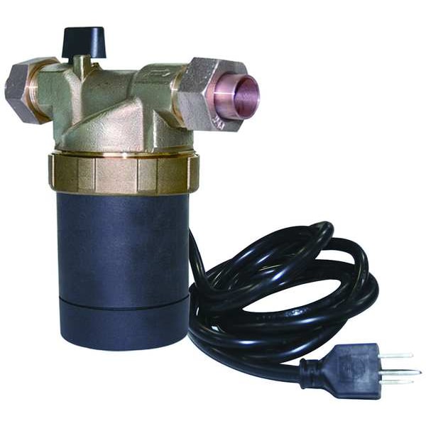 Goulds Hot Water Circulating Pump, 1/150 hp, 100 to 240, 1 Phase, Union Connection E1-BCUVNNNW-01