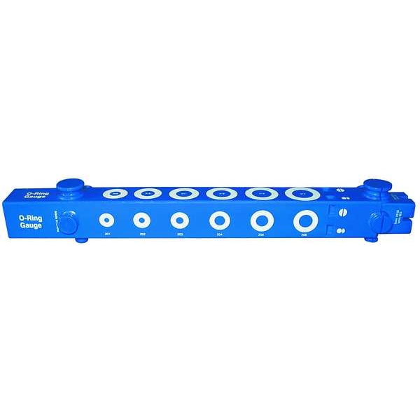 Zoro Select ORing Sizing Gauge, Plastic, Blue 5JKC0 Zoro
