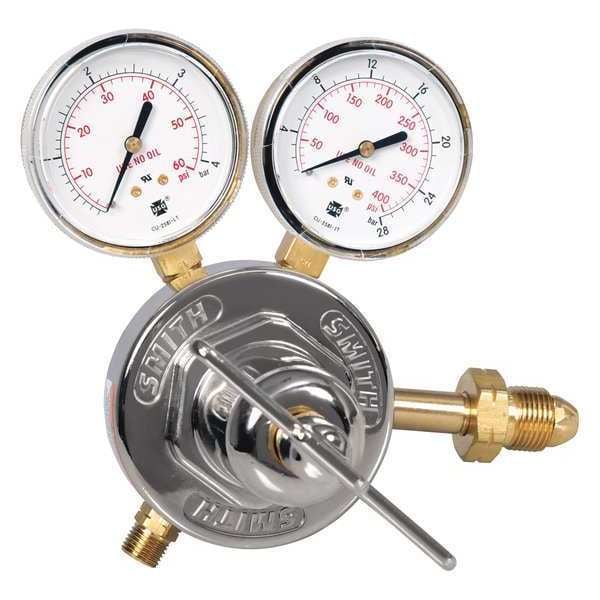 Smith Equipment Gas Regulator, Single Stage, CGA-510, 50 psi, Use With: Liquefied Propane 40-50-510