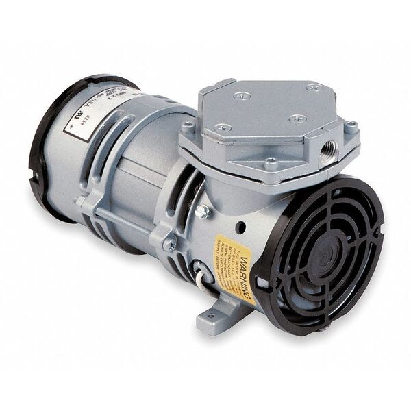 Gast Compressor/Vacuum Pump, 1/8 HP, 60 Hz, 115V MOA-P251-FB
