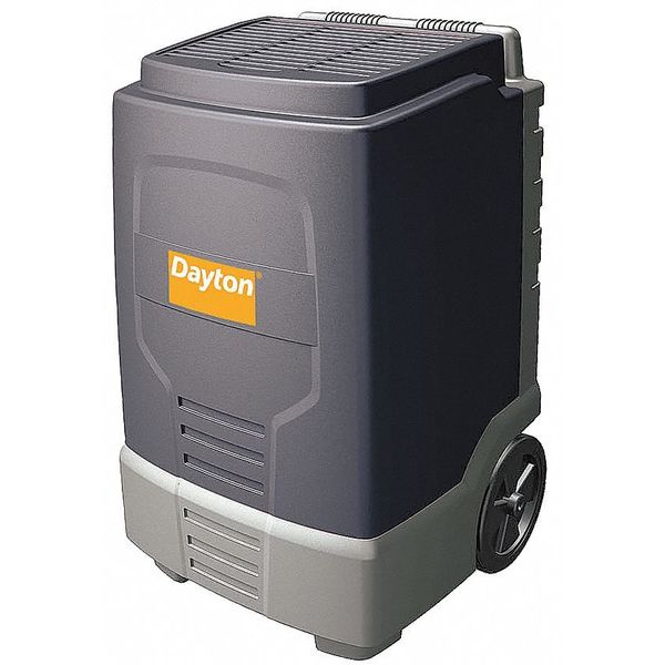 Dayton Low-Grain Portable Dehumidifier , Gray and Black , 1 Speeds, 115V 5KNZ8
