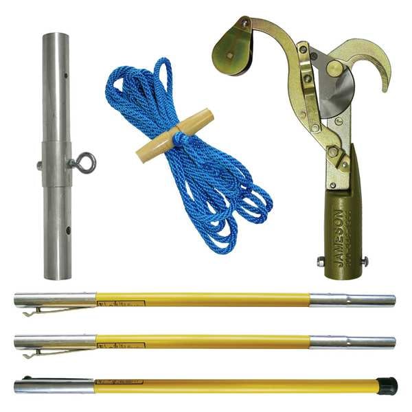 Jameson FG Series Fiberglass Tree Pruner Kit with (3) 6 ft Pole FG14K Zoro