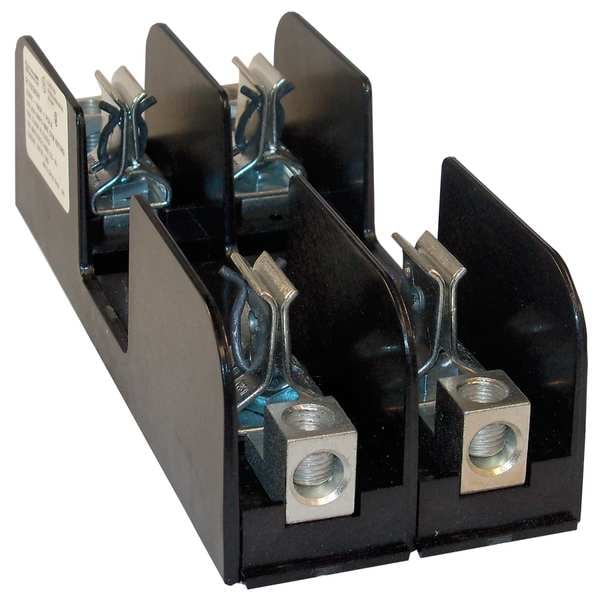 Mersen Open Fuse Block, R UL Class, 2 Poles, 61 to 100A Amp Range, 250V