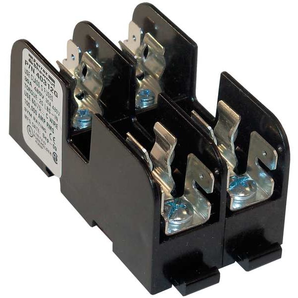 Mersen Open Fuse Block, G UL Class, 2 Poles, 0 to 30A Amp Range, 480V