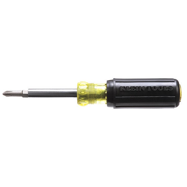 Klein Tools Multi-Bit Screwdriver / Nut Driver, 5-in-1, Phillips