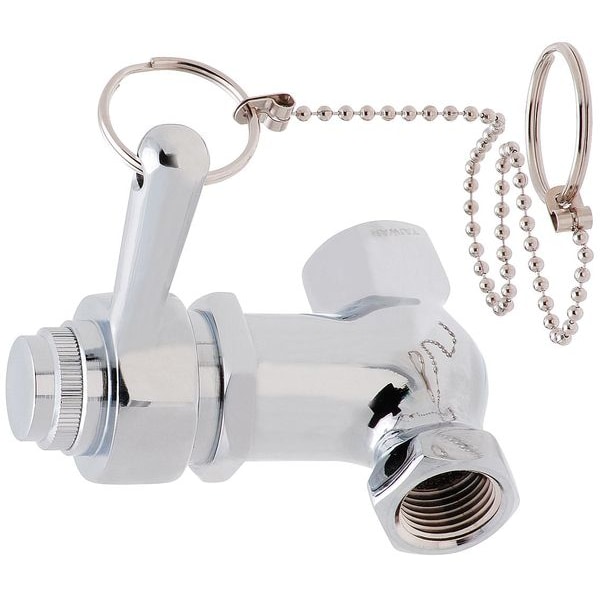 Zoro Select Valve, Fixed Lever, Chrome Plated Brass SCV-053