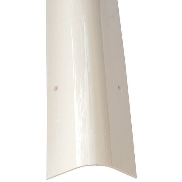 Vestil PVC48RWH 15.22 Corner Guard, White, 3"W X 48"H