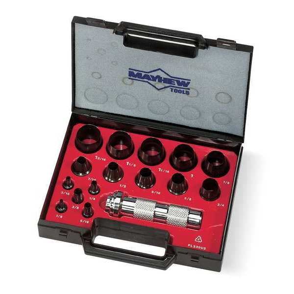 Mayhew Hollow Punch Set, Not Tether Capable 66000