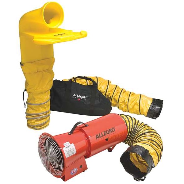 Allegro 952014M 757.55 Axial Fan Kit, Steel, 120VAC, HP 1/3