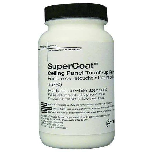 Armstrong Ceiling Tile Touch-Up Paint, Latex, White, 8 oz 5760 | Zoro
