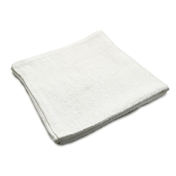 R & R Textile Bath Towel, 20x40 In., White, PK12 62000