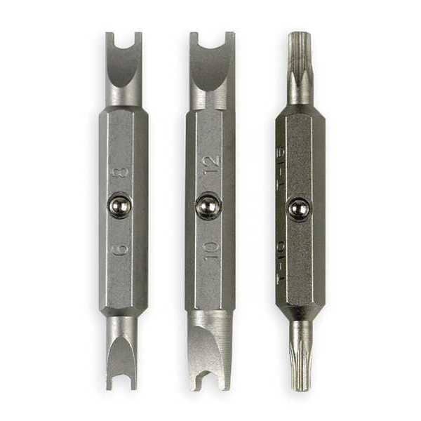 Megapro 9BPTP3AB 5.67 Screwdriver Replacement Bit Set, Tamperproof