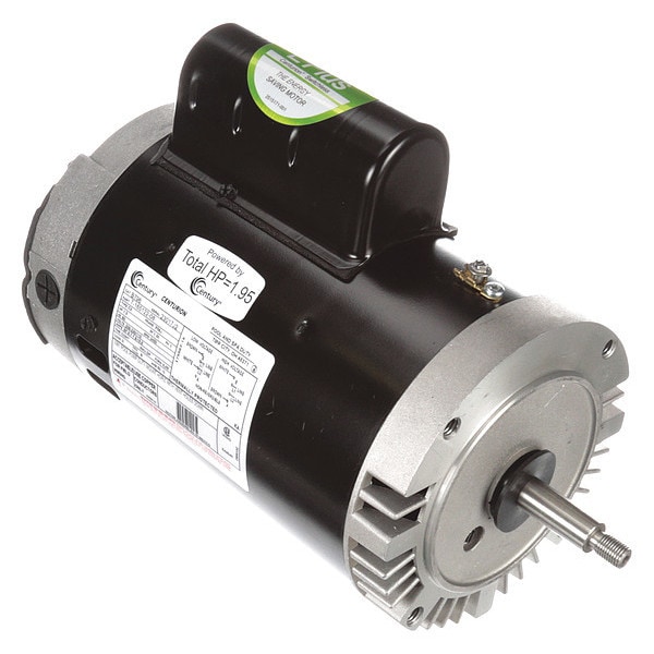 Century Pool Pump Motor, Permanent Split Capacitor, 1 1/2 HP, 56J Frame, 3,450 Nameplate RPM