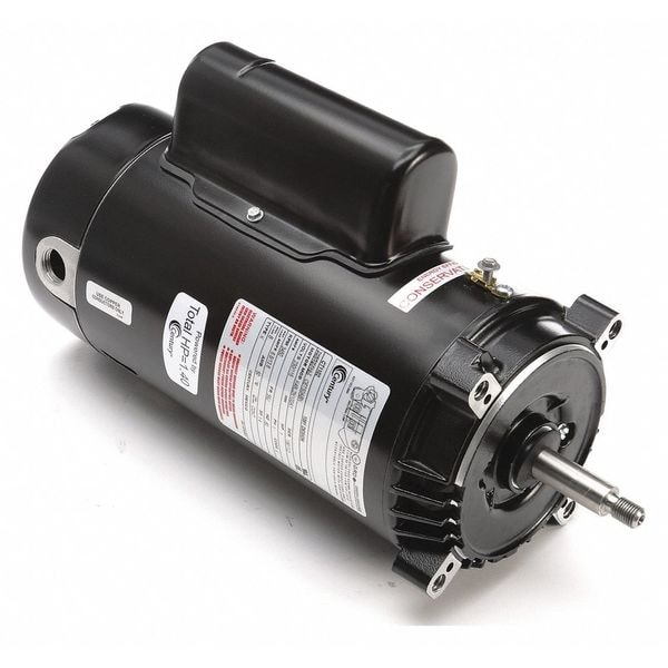 Century Pool Pump Motor, CapacitorStart/Run, 1 HP, 56J Frame, 3,450 Nameplate RPM CT1102 Zoro