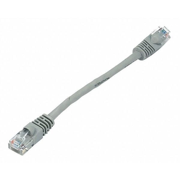 Monoprice Ethernet Cable, Cat 5e, Gray, 0.5 ft. 4977